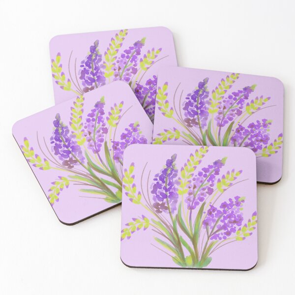 Artikelvorschau, Lavander Aquarellbilder Muster entworfen und verkauft von AlinaOz.