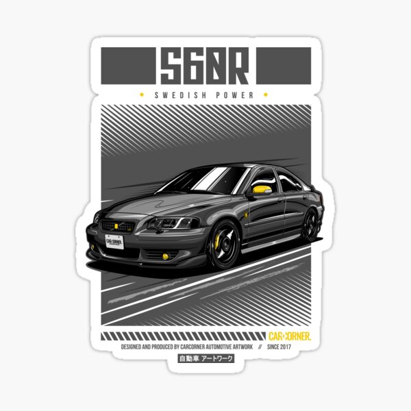 Swedish Brick S60R - CarCorner Sticker