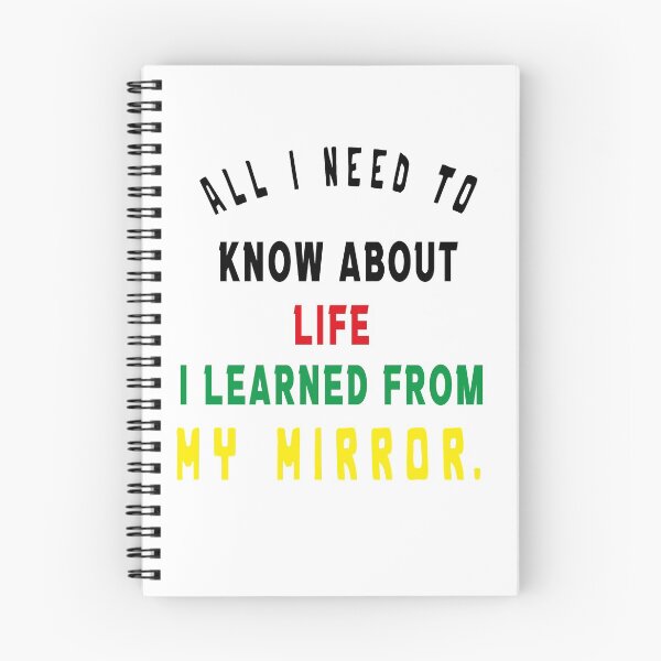 Item preview, Talk mirrors , All i need to know about life i learned from my mirror  designed and sold by Amirebdesign.