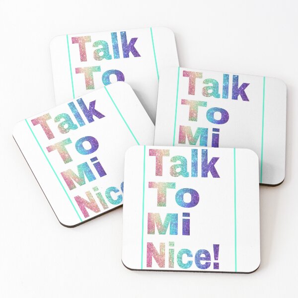 Item preview, Talk to mi nice rainbow design. designed and sold by VibesEmpress.