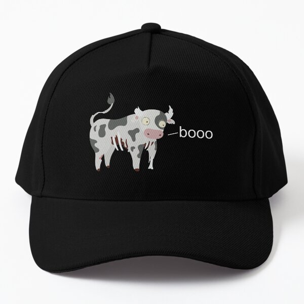 Zombie Cow Boo Baseball Cap