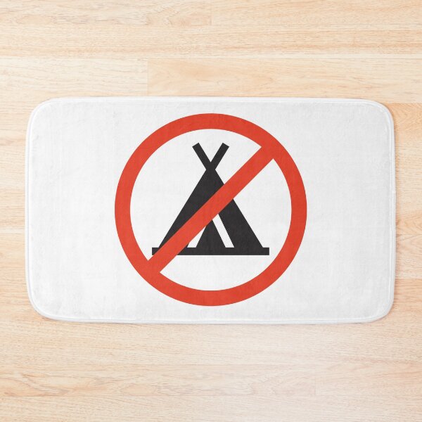 Item preview, NO CAMPING designed and sold by André Cremers.