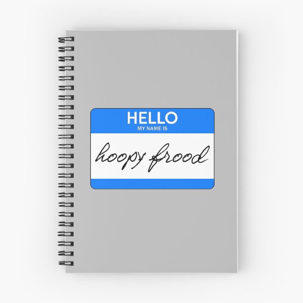 Item preview, Douglas Adams-inspired Hoopy Frood nametag - Hitchhiker's Guide to the Galaxy designed and sold by Antares Versatile Arts.