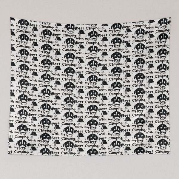 Item preview, Best camping with my dog  designed and sold by abooobrand.