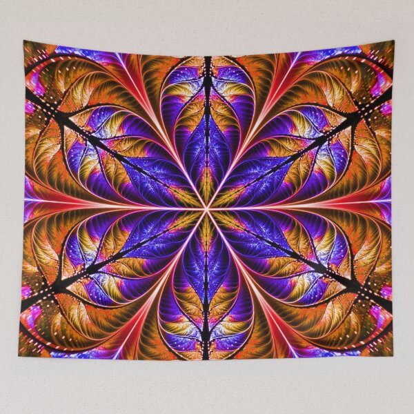 Artikelvorschau, Schönes geometrisches Blumenmuster VIII entworfen und verkauft von NexusArts.