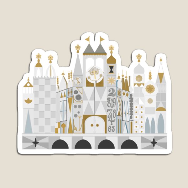 its a small world Original Building Magnet