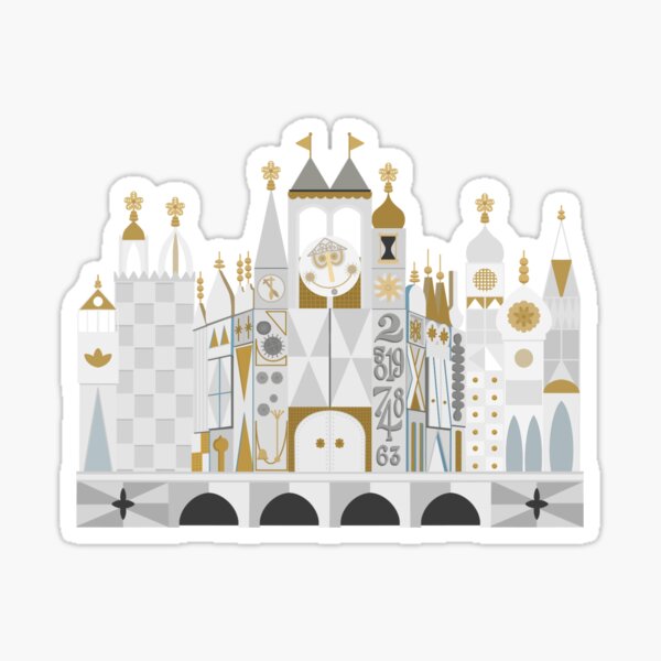 its a small world Original Building Sticker