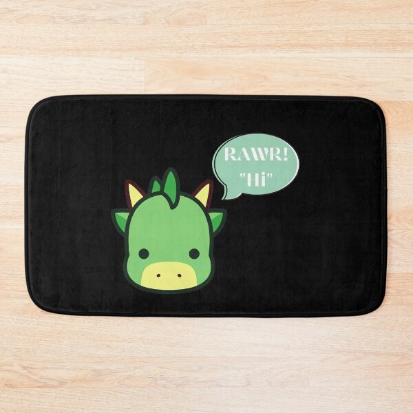 Item preview, Rawr "Hi" Cute Dragon designed and sold by ArtistKatieJ.