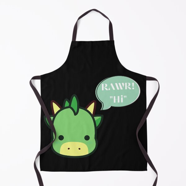 Item preview, Rawr "Hi" Cute Dragon designed and sold by ArtistKatieJ.
