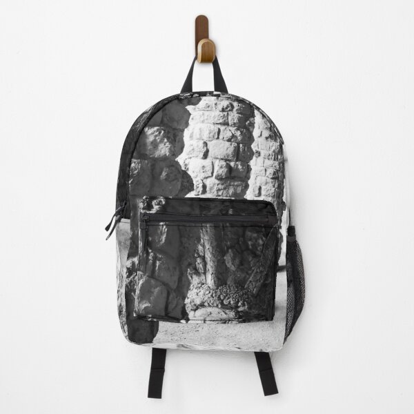 Item preview, Arches of Park Guell in Barcelona Spain in Black and White designed and sold by Juba Moni Store.