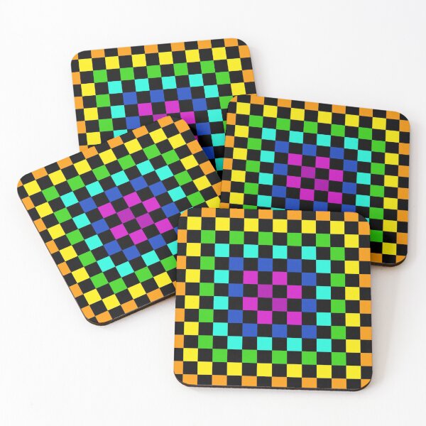 Item preview, Rainbow tile pattern designed and sold by Doninni.