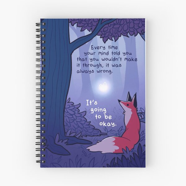 Item preview, "It's Going to Be Okay" Fairy and Fox in Forest designed and sold by thelatestkate.