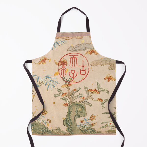 Item preview, Vintage Chinese Painting Bats, rocks, flowers circular calligraphy (18th Century) by Zhang Ruoai designed and sold by Designedbysm.