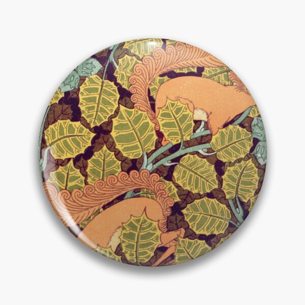 Item preview, Fall Squirrels pattern - Maurice Pillard Verneuil designed and sold by MemesOfHistory.