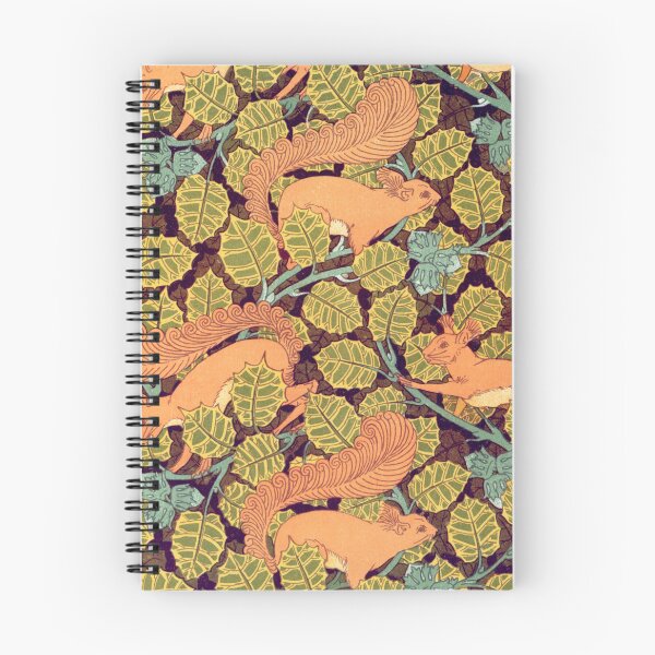 Item preview, Fall Squirrels pattern - Maurice Pillard Verneuil designed and sold by MemesOfHistory.