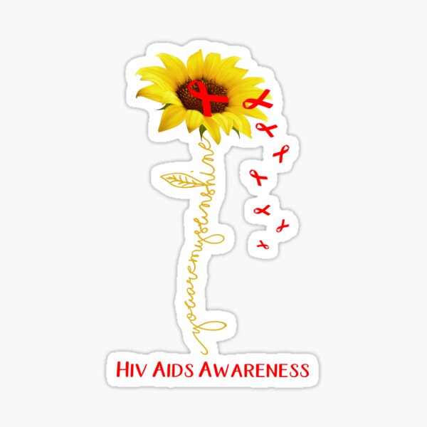 Item preview, Sunflower You Are My Sunshine Hiv Aids Awareness designed and sold by Brad-FI.