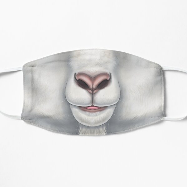 Goat v2 - White Flat Mask