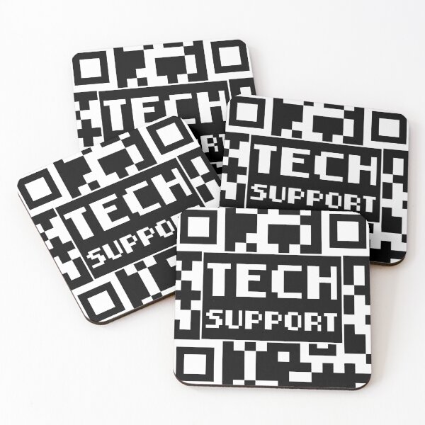 Item preview, Tech Support QR Code designed and sold by e-z4k.