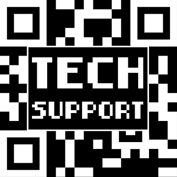 Artwork thumbnail, Tech Support QR Code by e-z4k