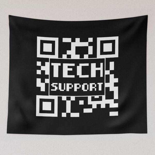 Item preview, Tech Support QR Code designed and sold by e-z4k.