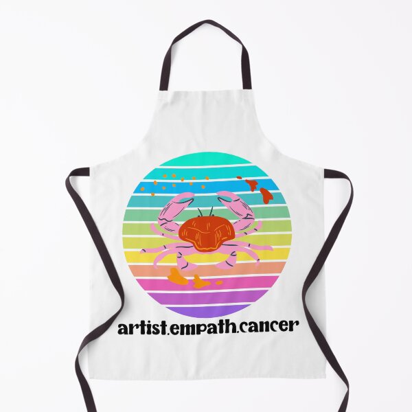 Item preview, Artist Empath Cancer Retro Sunrise Crab designed and sold by Natasha Rolfe.