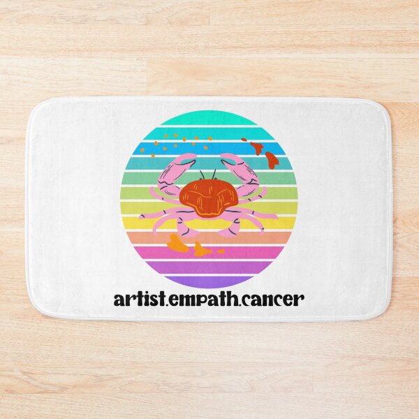 Item preview, Artist Empath Cancer Retro Sunrise Crab designed and sold by Natasha Rolfe.