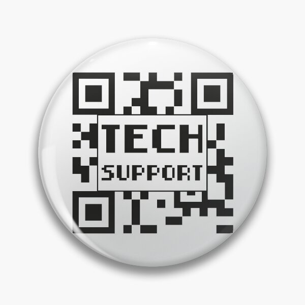 Item preview, Tech Support QR Code designed and sold by e-z4k.
