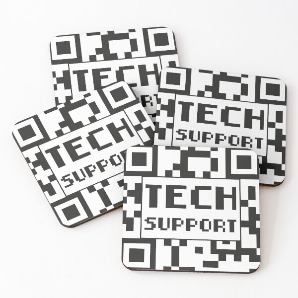 Item preview, Tech Support QR Code designed and sold by e-z4k.