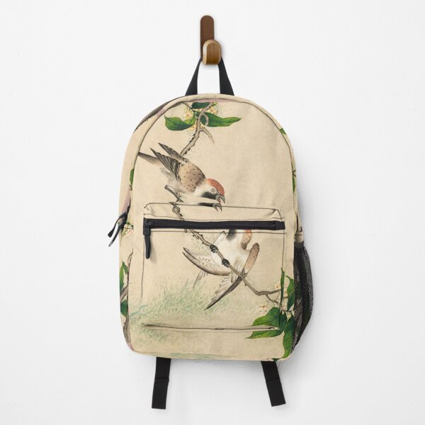Item preview, Vintage Chinese Painting Gossiping Sparrows (18th Century) by Zhang Ruoai designed and sold by Designedbysm.