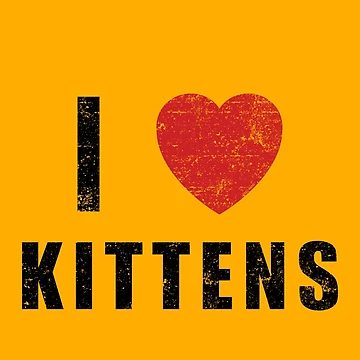 Artwork thumbnail, I HEART KITTENS (worn) [Roufxis-Rb] by RoufXis