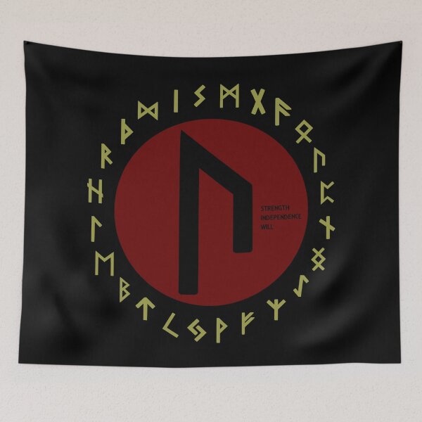 Item preview, Red Uruz Futhark Rune Symbol designed and sold by Depic Spirit.
