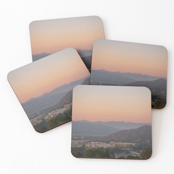 Item preview, Los Angeles sunset view landscape photo designed and sold by Alexis Emerson.