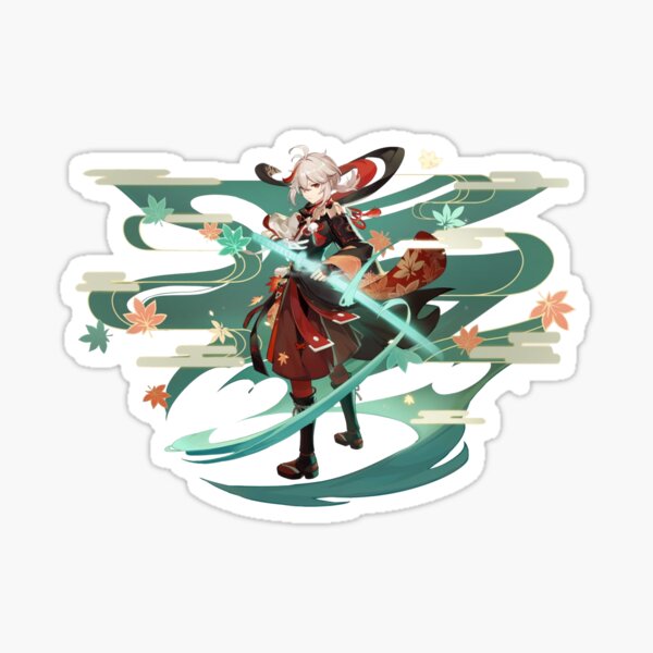 Item preview, Genshin Impact Kazuha Sticker  designed and sold by pokeenix.