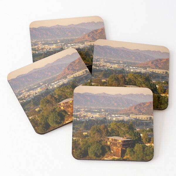 Item preview, Los Angeles sunset view landscape photo designed and sold by Alexis Emerson.
