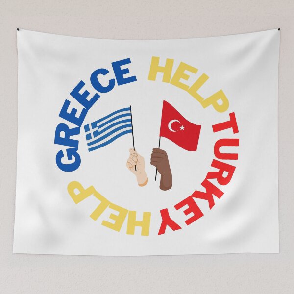 Item preview, Help Greece Help Turkey designed and sold by 2Cheesy4U.