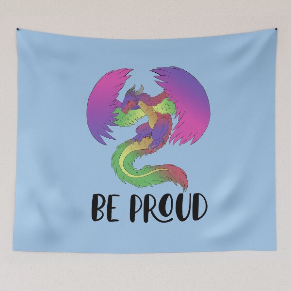 Item preview, Magical Pride Wyvern designed and sold by MysticDreamsArt.
