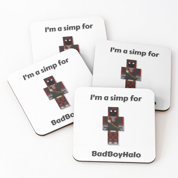 Item preview, I'm a Simp for BadboyHalo (White Base) designed and sold by thecorvidking.