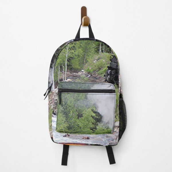Item preview, Steam train engine and river, Colorado, USA designed and sold by FranWest.