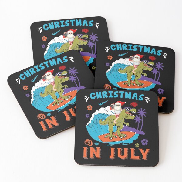 Item preview, Santa Christmas In July Beach Holiday designed and sold by brandyzalesart.