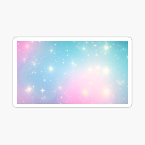 Holographic Stars Sticker