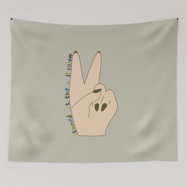 Item preview, Stoned at the nail salon peace sign designed and sold by taylor-lang.