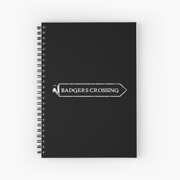 Badgers Crossing (Logo) Spiral Notebook
