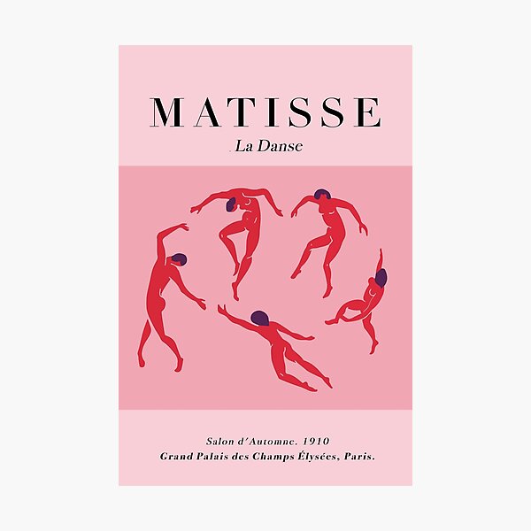Item preview, Henri Matisse Dance Figures pink exhibition art designed and sold by Digital  Cloud.