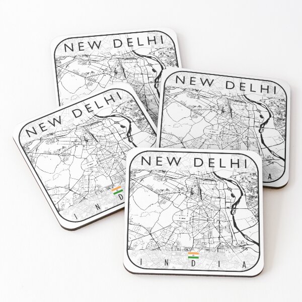 Item preview, NEW DELHI MAP INDIA designed and sold by hatimelhag.