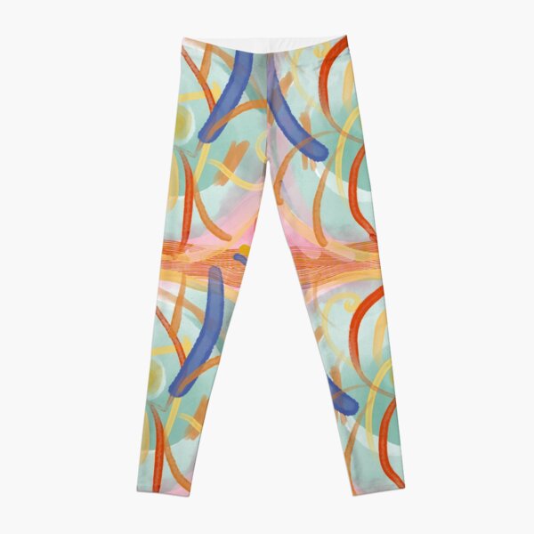 Red and Purple pattern Leggings