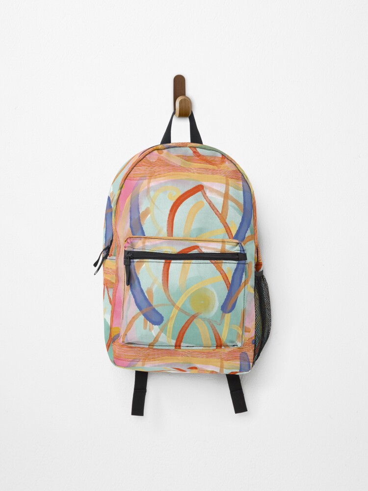 Thumbnail 1 of 3, Backpack, Red and Purple pattern designed and sold by Gans10.