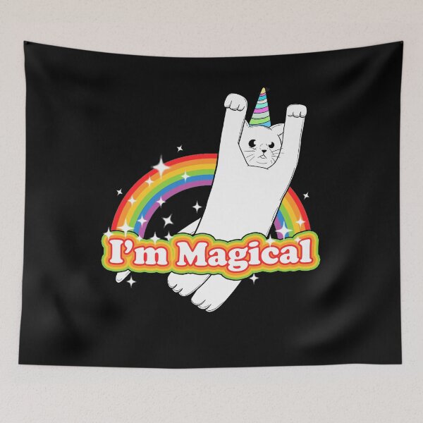 Item preview, I'm Magical - Unicorn cat designed and sold by Ridaelb.