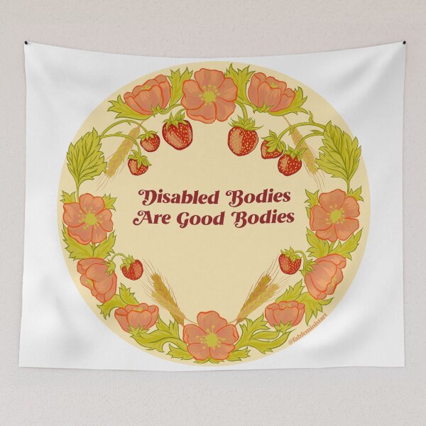Item preview, Disabled Bodies Are Good Bodies designed and sold by fabfeminist.