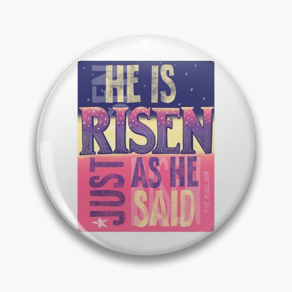 Item preview, He Is Risen, Just as He Said designed and sold by Christine Philbrick.