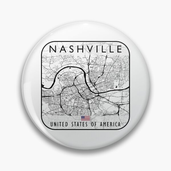 Artikelvorschau, NASHVILLE KARTE USA entworfen und verkauft von hatimelhag.